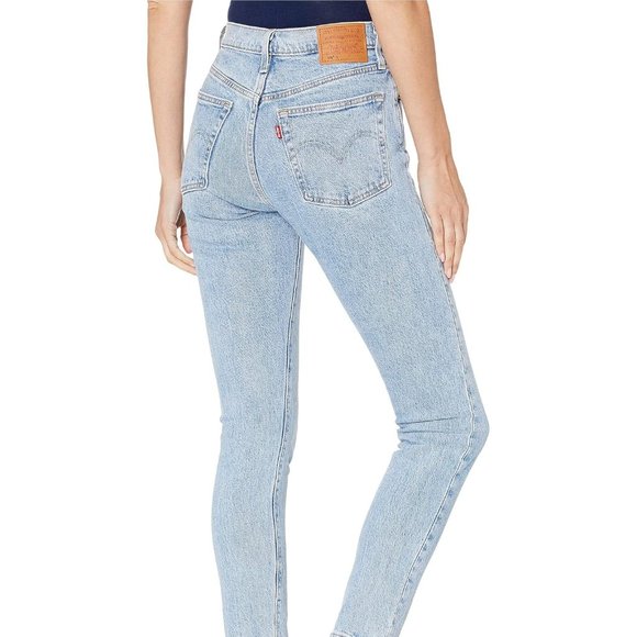 Levi's Premium 501 skinny lightly destroyed, like new. 27 28 inseam - Picture 2 of 13